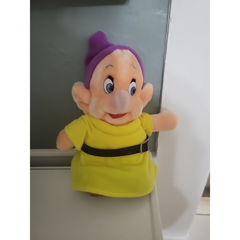 Vintage 8" Disneyland Walt Disney World DOPEY Stuffed Plush Snow White 7 Dwarfs